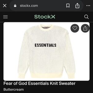 Cream Crewneck Sweater